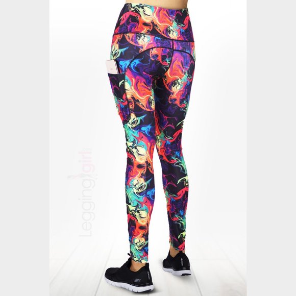 Lively Swirls - Pockets Top Quality Women's Fitness Super Plus (Fits 18-24) - Picture 2 of 4